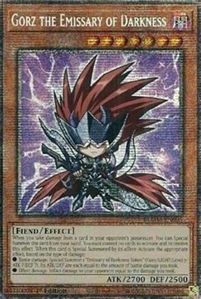 Gorz the Emissary of Darkness (Starlight Rare) [BLMM-EN005] - Battles of Legend: Monster Mayhem 1st Edition - Starlight Rare - Trinity Hobby