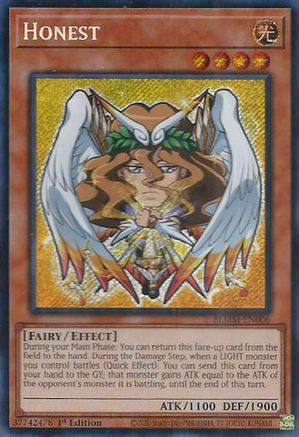 Honest [BLMM-EN006] - Battles of Legend: Monster Mayhem 1st Edition - Secret Rare - Trinity Hobby
