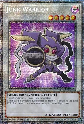 Junk Warrior (Starlight Rare) [BLMM-EN009] - Battles of Legend: Monster Mayhem 1st Edition - Starlight Rare