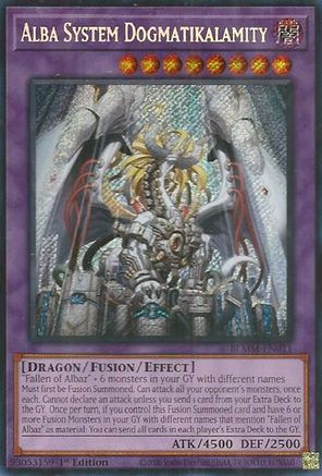 Alba System Dogmatikalamity [BLMM-EN011] - Battles of Legend: Monster Mayhem 1st Edition - Secret Rare - Trinity Hobby