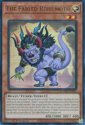 The Fabled Behilmoth [BLMM-EN012] - Battles of Legend: Monster Mayhem 1st Edition - Ultra Rare