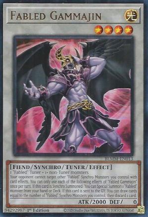 Fabled Gammajin [BLMM-EN013] - Battles of Legend: Monster Mayhem 1st Edition - Ultra Rare - Trinity Hobby