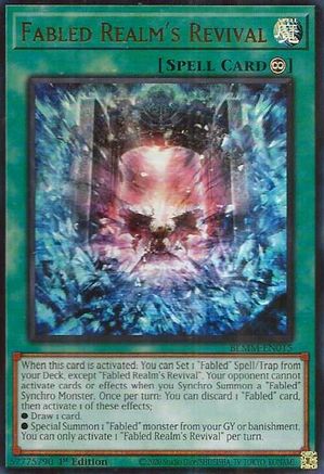 Fabled Realm's Revival [BLMM-EN015] - Battles of Legend: Monster Mayhem 1st Edition - Ultra Rare - Trinity Hobby