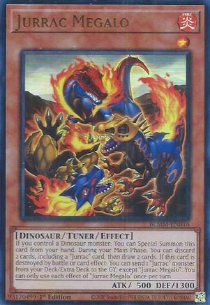 Jurrac Megalo [BLMM-EN016] - Battles of Legend: Monster Mayhem 1st Edition - Ultra Rare - Trinity Hobby
