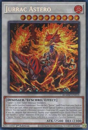 Jurrac Astero [BLMM-EN018] - Battles of Legend: Monster Mayhem 1st Edition - Secret Rare - Trinity Hobby