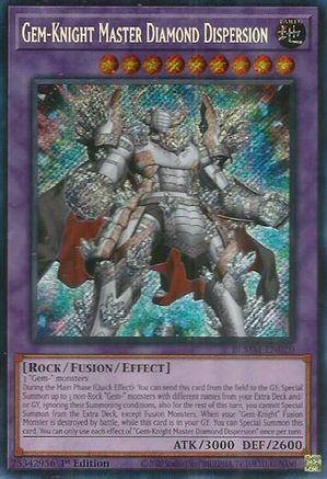 Gem-Knight Master Diamond Dispersion [BLMM-EN020] - Battles of Legend: Monster Mayhem 1st Edition - Secret Rare - Trinity Hobby