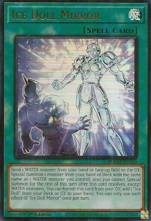 Ice Doll Mirror [BLMM-EN033] - Battles of Legend: Monster Mayhem 1st Edition - Ultra Rare - Trinity Hobby