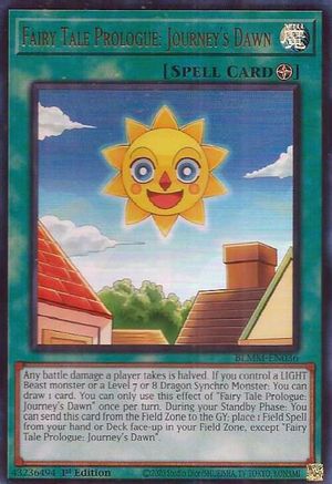 Fairy Tale Prologue: Journey's Dawn [BLMM-EN036] - Battles of Legend: Monster Mayhem 1st Edition - Ultra Rare - Trinity Hobby