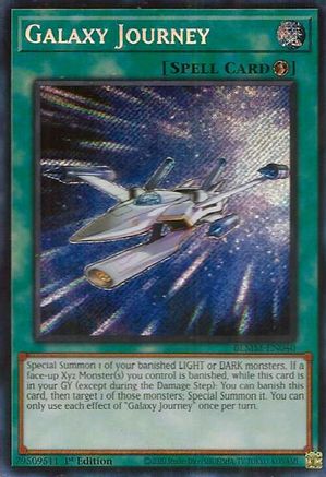 Galaxy Journey [BLMM-EN040] - Battles of Legend: Monster Mayhem 1st Edition - Secret Rare - Trinity Hobby