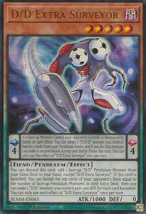 D/D Extra Surveyor [BLMM-EN043] - Battles of Legend: Monster Mayhem 1st Edition - Ultra Rare - Trinity Hobby