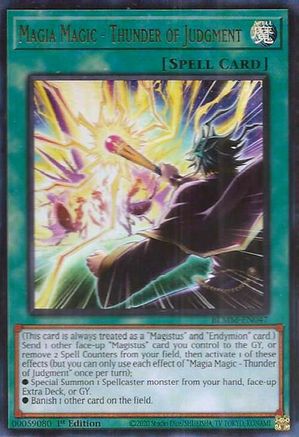 Magia Magic - Thunder of Judgment [BLMM-EN047] - Battles of Legend: Monster Mayhem 1st Edition - Ultra Rare
