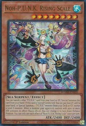 Noh-P.U.N.K. Rising Scale [BLMM-EN050] - Battles of Legend: Monster Mayhem 1st Edition - Ultra Rare - Trinity Hobby