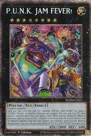 P.U.N.K. JAM FEVER! (Starlight Rare) [BLMM-EN051] - Battles of Legend: Monster Mayhem 1st Edition - Starlight Rare - Trinity Hobby