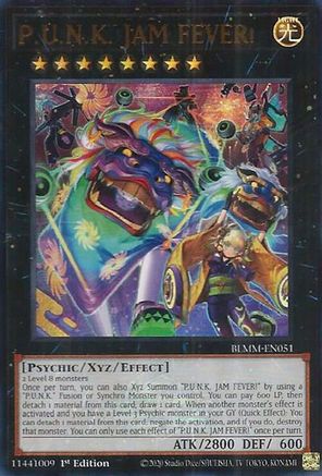 P.U.N.K. JAM FEVER! [BLMM-EN051] - Battles of Legend: Monster Mayhem 1st Edition - Ultra Rare - Trinity Hobby