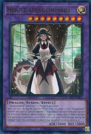House Dragonmaid [BLMM-EN063] - Battles of Legend: Monster Mayhem 1st Edition - Ultra Rare - Trinity Hobby