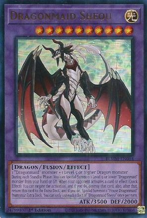 Dragonmaid Sheou [BLMM-EN064] - Battles of Legend: Monster Mayhem 1st Edition - Ultra Rare - Trinity Hobby