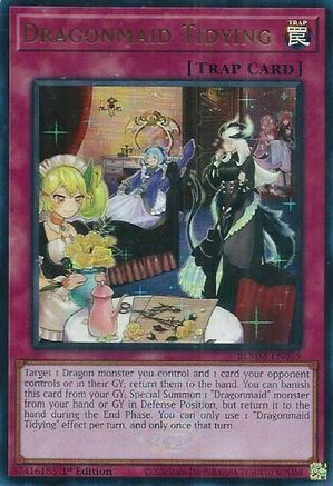 Dragonmaid Tidying [BLMM-EN069] - Battles of Legend: Monster Mayhem 1st Edition - Ultra Rare - Trinity Hobby