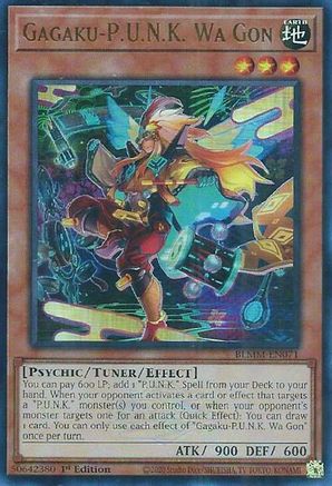 Gagaku-P.U.N.K. Wa Gon [BLMM-EN071] - Battles of Legend: Monster Mayhem 1st Edition - Ultra Rare - Trinity Hobby