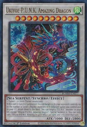 Ukiyoe-P.U.N.K. Amazing Dragon [BLMM-EN077] - Battles of Legend: Monster Mayhem 1st Edition - Ultra Rare - Trinity Hobby
