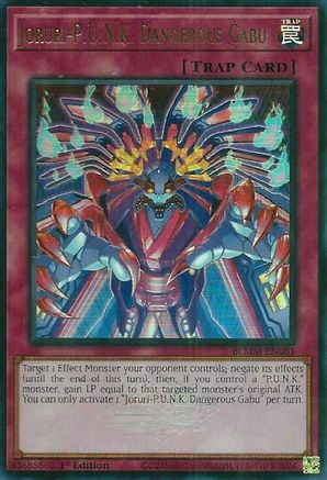 Joruri-P.U.N.K. Dangerous Gabu [BLMM-EN081] - Battles of Legend: Monster Mayhem 1st Edition - Ultra Rare - Trinity Hobby