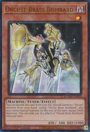 Orcust Brass Bombard [BLMM-EN083] - Battles of Legend: Monster Mayhem 1st Edition - Ultra Rare - Trinity Hobby