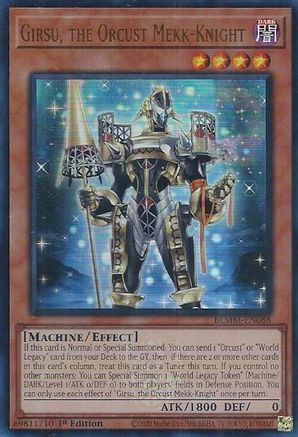 Girsu, the Orcust Mekk-Knight [BLMM-EN088] - Battles of Legend: Monster Mayhem 1st Edition - Ultra Rare - Trinity Hobby
