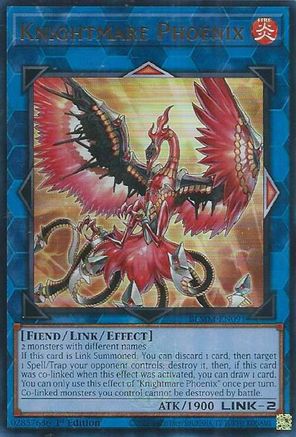 Knightmare Phoenix [BLMM-EN091] - Battles of Legend: Monster Mayhem 1st Edition - Ultra Rare - Trinity Hobby