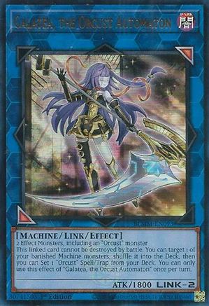 Galatea, the Orcust Automaton [BLMM-EN093] - Battles of Legend: Monster Mayhem 1st Edition - Ultra Rare - Trinity Hobby