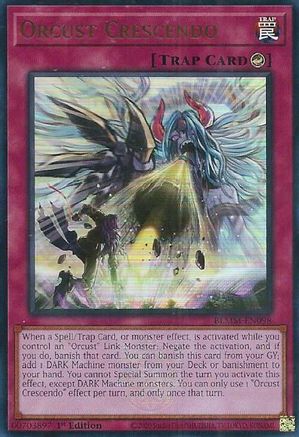 Orcust Crescendo [BLMM-EN098] - Battles of Legend: Monster Mayhem 1st Edition - Ultra Rare - Trinity Hobby