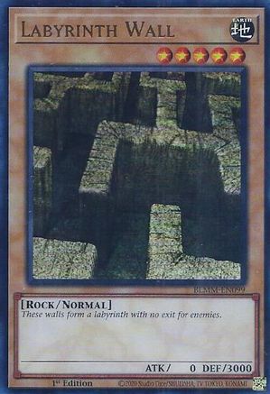 Labyrinth Wall [BLMM-EN099] - Battles of Legend: Monster Mayhem 1st Edition - Ultra Rare - Trinity Hobby