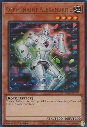 Gem-Knight Alexandrite [BLMM-EN107] - Battles of Legend: Monster Mayhem 1st Edition - Ultra Rare - Trinity Hobby