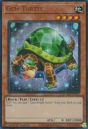 Gem-Turtle [BLMM-EN111] - Battles of Legend: Monster Mayhem 1st Edition - Ultra Rare - Trinity Hobby