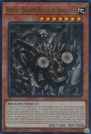 Redox, Dragon Ruler of Boulders [BLMM-EN117] - Battles of Legend: Monster Mayhem 1st Edition - Ultra Rare - Trinity Hobby