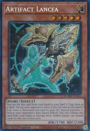 Artifact Lancea [BLMM-EN125] - Battles of Legend: Monster Mayhem 1st Edition - Secret Rare - Trinity Hobby