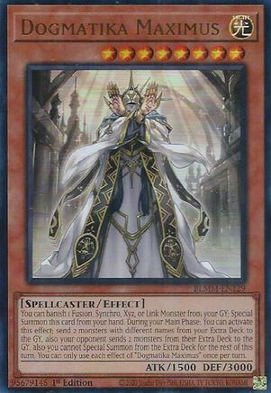 Dogmatika Maximus [BLMM-EN129] - Battles of Legend: Monster Mayhem 1st Edition - Ultra Rare - Trinity Hobby
