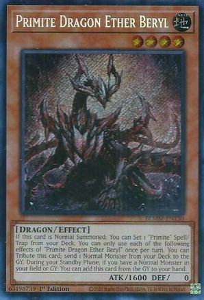 Primite Dragon Ether Beryl [BLMM-EN130] - Battles of Legend: Monster Mayhem 1st Edition - Secret Rare - Trinity Hobby
