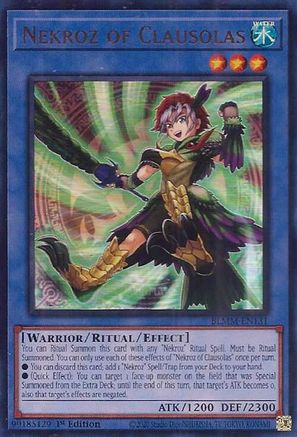 Nekroz of Clausolas [BLMM-EN131] - Battles of Legend: Monster Mayhem 1st Edition - Ultra Rare - Trinity Hobby