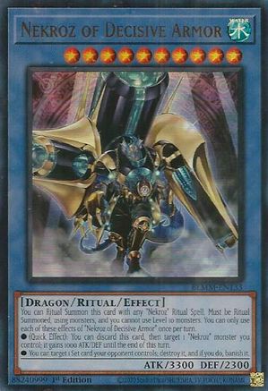 Nekroz of Decisive Armor [BLMM-EN133] - Battles of Legend: Monster Mayhem 1st Edition - Ultra Rare - Trinity Hobby