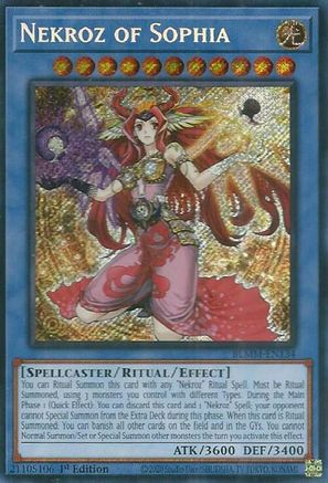 Nekroz of Sophia [BLMM-EN134] - Battles of Legend: Monster Mayhem 1st Edition - Secret Rare - Trinity Hobby
