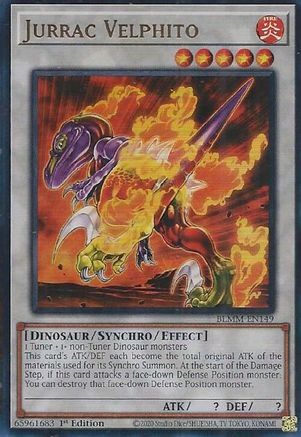 Jurrac Velphito [BLMM-EN149] - Battles of Legend: Monster Mayhem 1st Edition - Ultra Rare