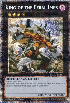 King of the Feral Imps (Starlight Rare) [BLMM-EN154] - Battles of Legend: Monster Mayhem 1st Edition - Starlight Rare - Trinity Hobby