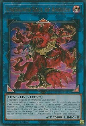 Unchained Soul of Anguish [BLMM-EN158] - Battles of Legend: Monster Mayhem 1st Edition - Ultra Rare - Trinity Hobby