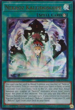 Nekroz Kaleidoscope [BLMM-EN166] - Battles of Legend: Monster Mayhem 1st Edition - Ultra Rare - Trinity Hobby