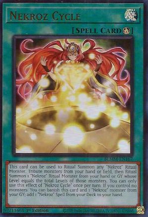 Nekroz Cycle [BLMM-EN167] - Battles of Legend: Monster Mayhem 1st Edition - Ultra Rare - Trinity Hobby