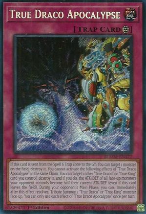True Draco Apocalypse [BLMM-EN177] - Battles of Legend: Monster Mayhem 1st Edition - Secret Rare - Trinity Hobby
