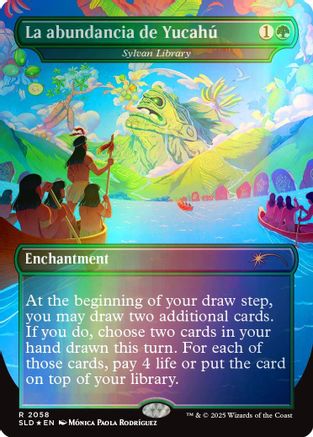 La abundancia de Yucahú - Sylvan Library (Rainbow Foil) (SLD-2058) - [Secret Lair Drop Series] Foil