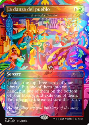 La danza del pueblo - Expressive Iteration (Rainbow Foil) (SLD-2060) - [Secret Lair Drop Series] Foil
