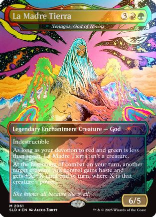 La Madre Tierra - Xenagos, God of Revels (Rainbow Foil) (SLD-2061) - [Secret Lair Drop Series] Foil