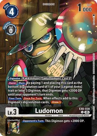 Ludomon (Box Topper) (EX6-038) - [Versus Monsters] Foil - Trinity Hobby