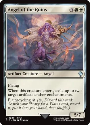 Angel of the Ruins (Surge Foil)  [Foil]  (FIC-229) - [Commander: FINAL FANTASY] - Trinity Hobby